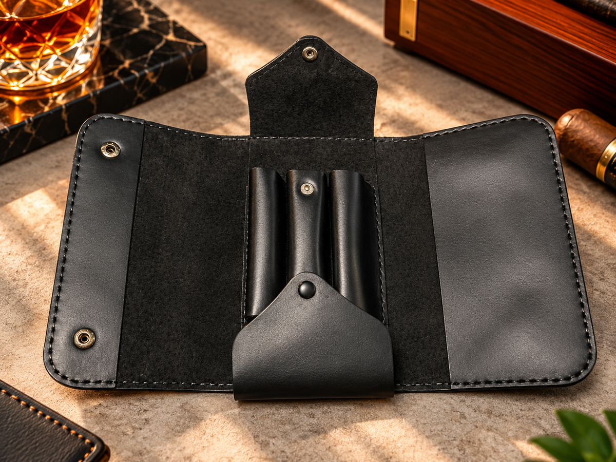 Duromafia leather cigar case