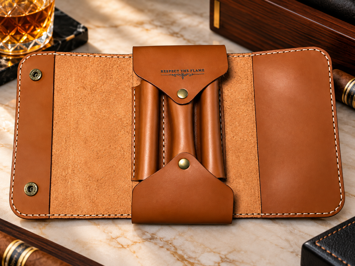 Duromafia leather cigar case